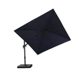 PURPLE LEAF Best Value Cantilever Patio Umbrella with Left-Right Tilt and 360° Swivel Outdoor Umbrellas