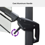 PURPLE LEAF Best Value Cantilever Patio Umbrella with Left-Right Tilt and 360° Swivel Outdoor Umbrellas