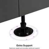 PURPLE LEAF Patio Umbrella Base with Wheels 1100Lbs ZY04BSWK-500