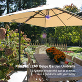 PURPLE LEAF Best Value Cantilever Patio Umbrella with Left-Right Tilt and 360° Swivel Outdoor Umbrellas