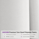 PURPLE LEAF Semi-Auto 1.9''/2.4''/3.1'' Pole Commercial Patio Umbrella Market Umbrella for Café, Restaurant & Hotel