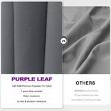 PURPLE LEAF UV Resistant Patio Umbrella with Base, Left-Right Tilt & 360° Swivel