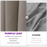 PURPLE LEAF UV Resistant Patio Umbrella with Base, Left-Right Tilt & 360° Swivel