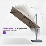 PURPLE LEAF UV Resistant Patio Umbrella Affordable Outdoor Umbrella with Base
