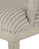 Norene Gray Armchair, Demetria Parchment