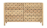 Fulton 6 Drawer Dresser Natural