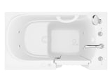 ANZZI Value Series 26 in. x 46 in.Quick Fill Walk-in Whirlpool Tub in White