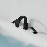 Nite Series Single-Handle Deck-Mount Roman Tub Faucet with Handheld Sprayer