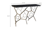 Nate Slate Console Table Dark Grey