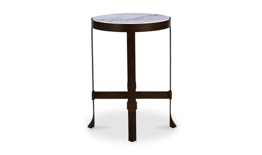 Holli Side Table White Marble
