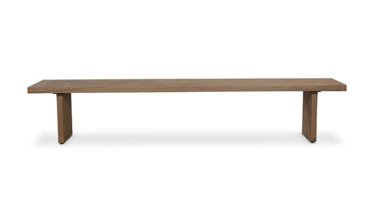Koshi Bench Sandblasted Amber Oak