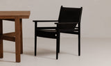 Remy Arm Chair Black Leather