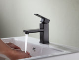 Naiadi Single Hole Single Handle Bathroom Faucet in Oil Rubbed Bronze