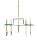 Sethos Silver Rectangular Chandelier
