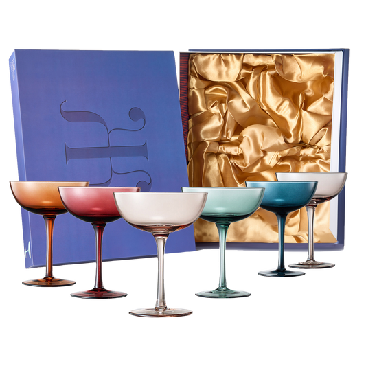 Cocktail & Champagne Coupe Glasses Coupe Cocktail Glasses 7 oz | Set of 6