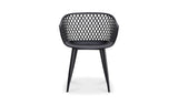 Piazza Outdoor Chair Black - Set Of Two