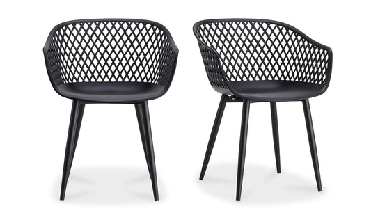 Piazza Outdoor Chair Black - Set Of Two