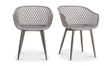 Piazza Outdoor Chair Grey - Set Of Two