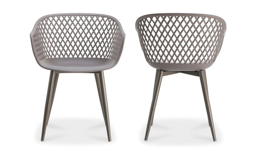 Piazza Outdoor Chair Grey - Set Of Two