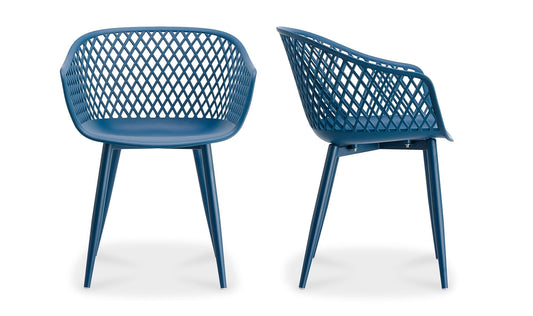 Piazza Outdoor Chair Blue - Set Of Two
