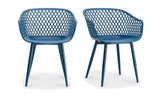 Piazza Outdoor Chair Blue - Set Of Two