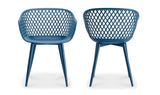 Piazza Outdoor Chair Blue - Set Of Two
