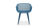 Piazza Outdoor Chair Blue - Set Of Two