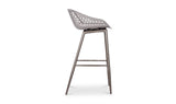 Piazza Outdoor Counter Stool Grey - Set Of Two
