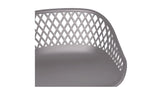 Piazza Outdoor Counter Stool Grey - Set Of Two