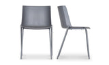 Silla Outdoor Dining Chair Charcoal Grey - Set Of Two