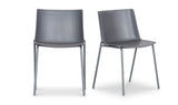 Silla Outdoor Dining Chair Charcoal Grey - Set Of Two
