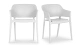 Faro Outdoor Dining Chair White - Set Of Two