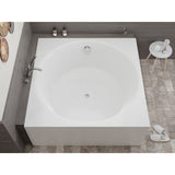 Abyss 59" Freestanding Bathtub in White