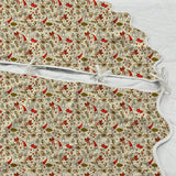 Printed Scalloped Christmas Tree Skirt