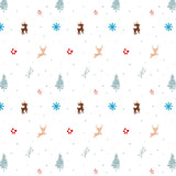 Christmas Raindeer Themed Baby Room Curtain