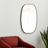 Kopparberg Black Gold Frame Round Mirror
