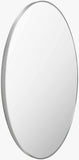 Pontalina Round Silver Gray Mirror