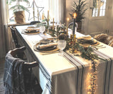Cotton Striped Tablecloth - Rectangle Tablecloths