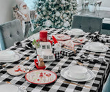 Black Cloth Tablecloth
