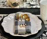 Gray Plaid Napkins