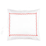 Ava 400TC Cotton Scallop Embroidery Sateen Solid Pillow Sham