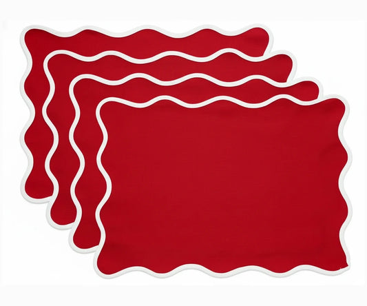 Rectangle Scalloped Placemats