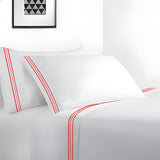 400TC Cotton Sateen Classic Embroidery Cotton Sheet Set