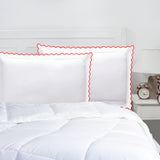 400TC Cotton Small Scallop Embroidery Pillow Sham