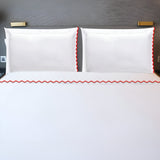 400TC Cotton Small Scallop Embroidery Sheet Set
