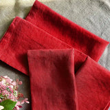 Red Linen Napkins
