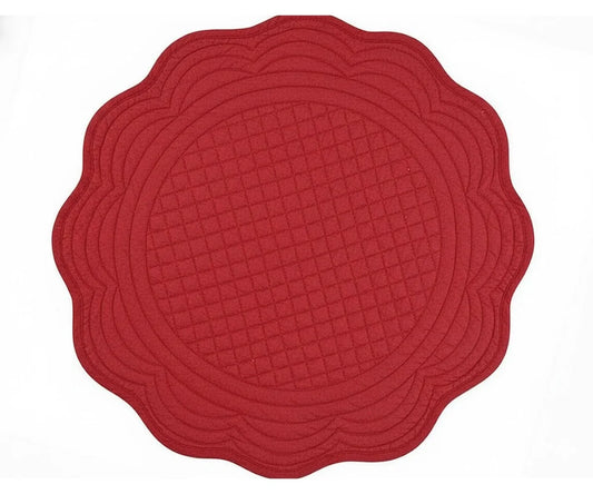 Quilted Cotton Placemats - Scalloped