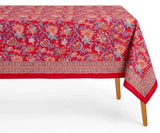 Hand Block Print Tablecloth