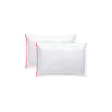 400TC Small Scallop Embroidery Cotton Pillowcases (Set Of 2)
