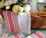 Coral Dish Towels Set of 4